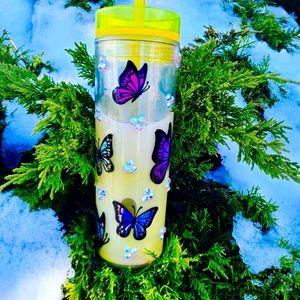 Butterfly 🦋 Snowglobe Tumbler